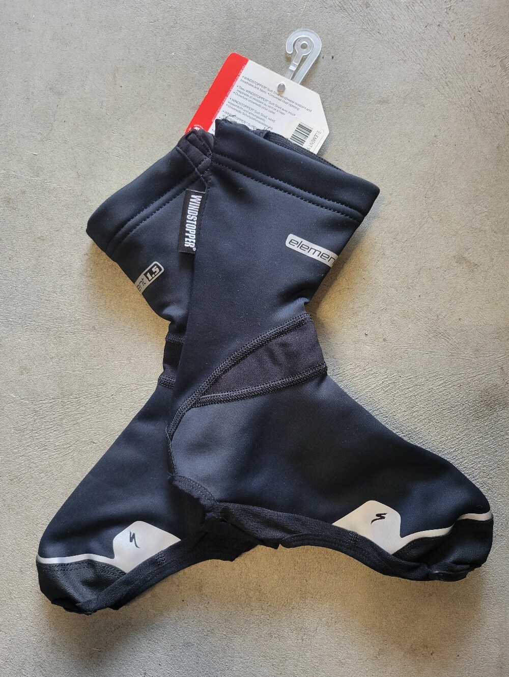 NWT Specialized SBC Element 1.5 Shoe Cover Bike Cycling Black Unisex Size Medium